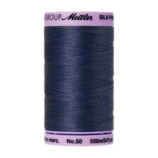 Mettler Silk Finish 50wt 100% Cotton 9104-1365 True Navy