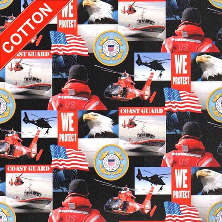 US Coast Guard Red Cotton