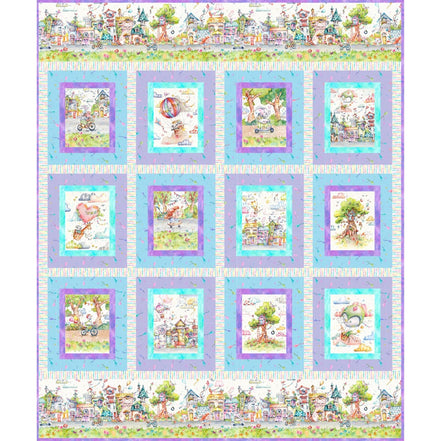 Whiskerville Quilt Kit 61" by 72"