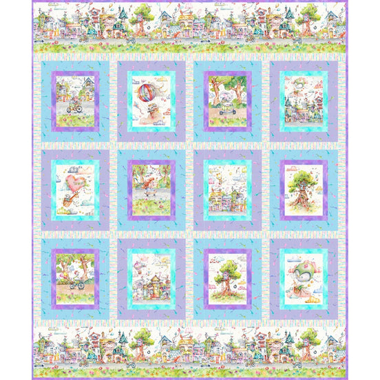 Whiskerville Quilt Kit 61" by 72"
