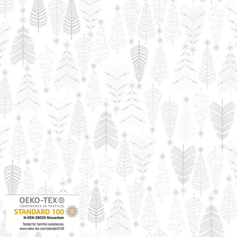 We Love Christmas White/Silver 101