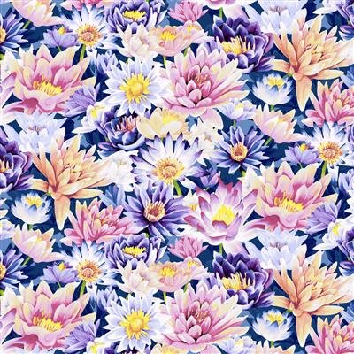 Dragonfly Days Packed Lilies Blue