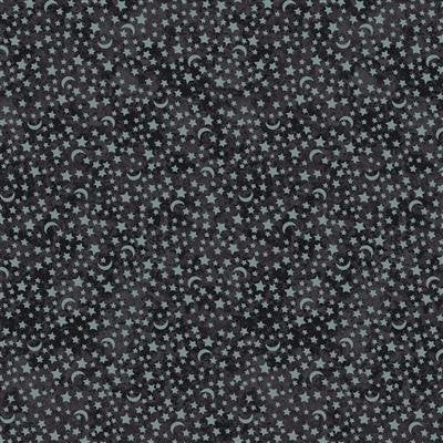 All Hallows Eve Moon & Stars Denim