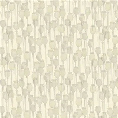 Poppy Dreams Digital Cream Poppy Buds